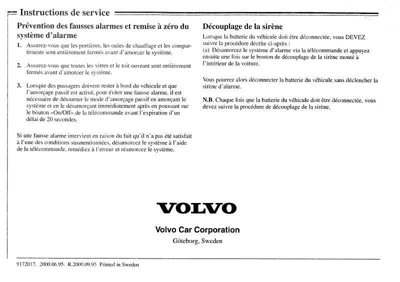 [850 '96 TDI] Pilot alarmu i zamka centralnego Forum Volvo